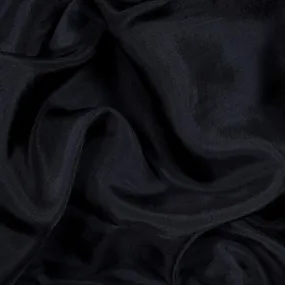 Black Upada Silk Fabric