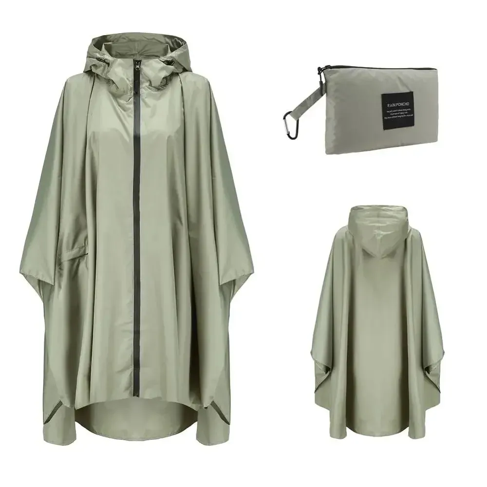 Breathable Lightweight Raincoat Ponchos Waterproof Wind