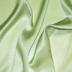 Celery Green Silk Charmeuse Fabric