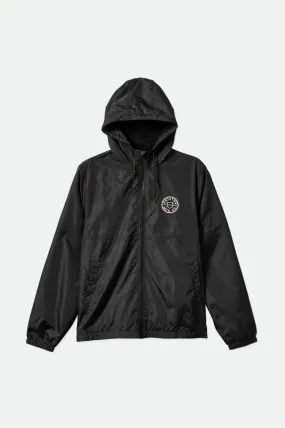 Claxton Crest Lightweight Jacket - Black/Black