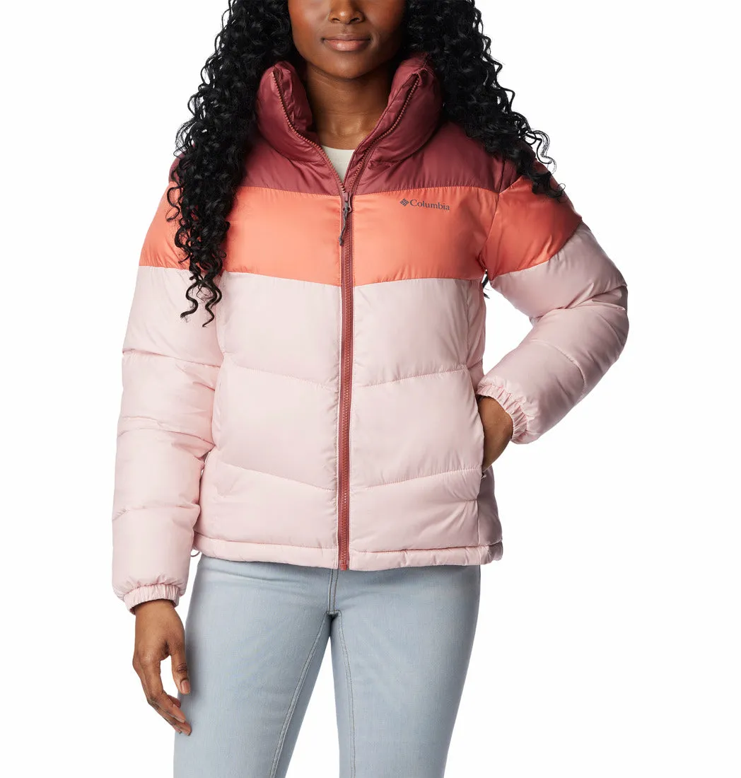 Columbia Womens Puffed Color Block Full Zip Jacket