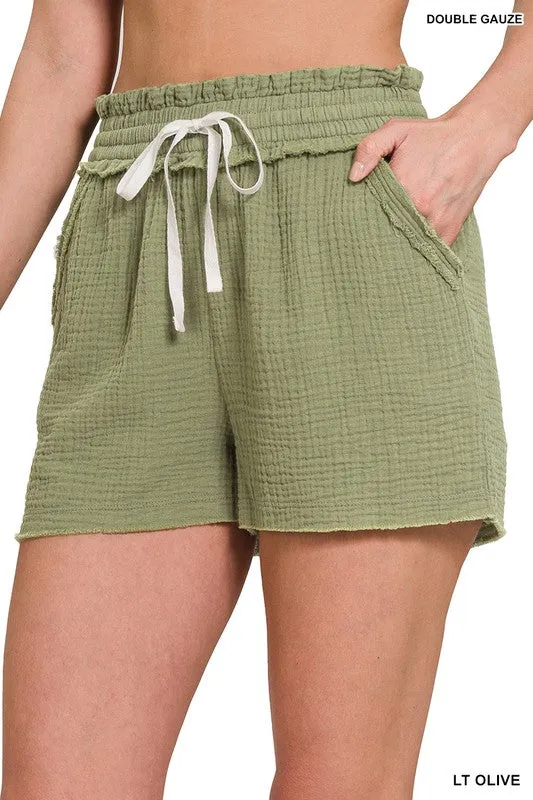 Comfy Era Drawstring Waist Shorts