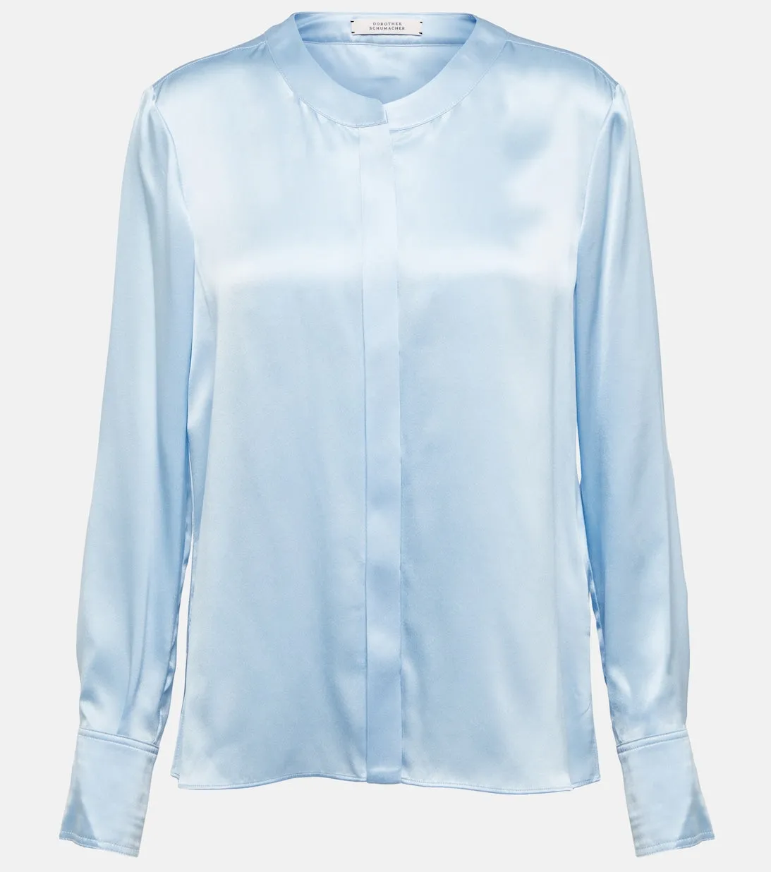 DOROTHEE SCHUMACHER silk blouse, blue