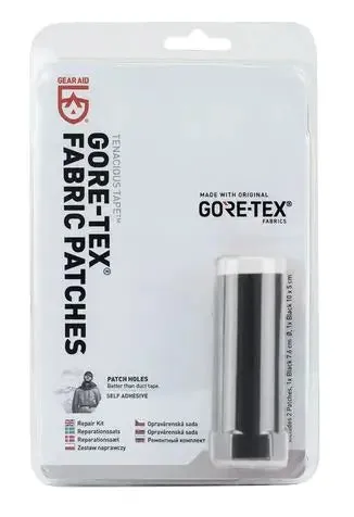 GearAid Gore-Tex Fabric Patches Black