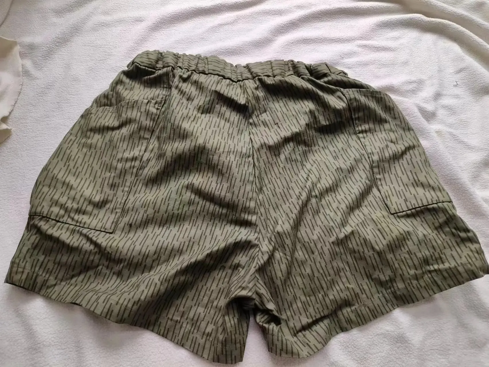 Japan Comfy Multi Functional Camo Military Raindrop Shorts