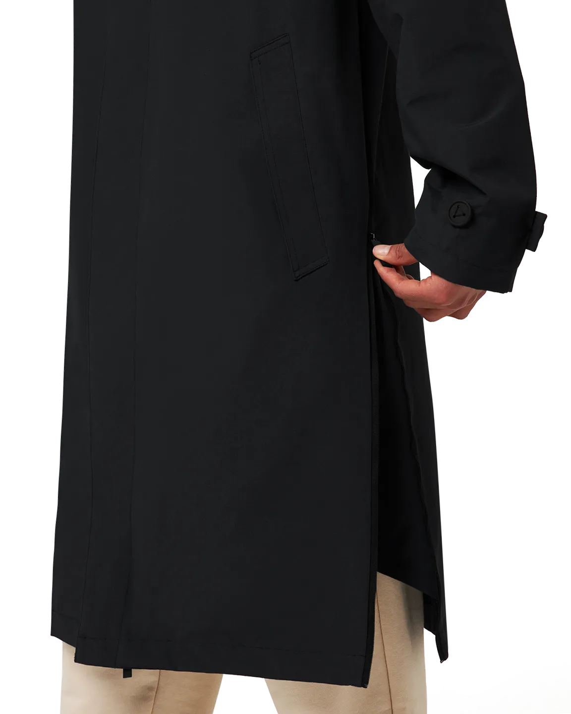 LAST ONE in L - Maium Mac Rain Coat or Poncho - Black