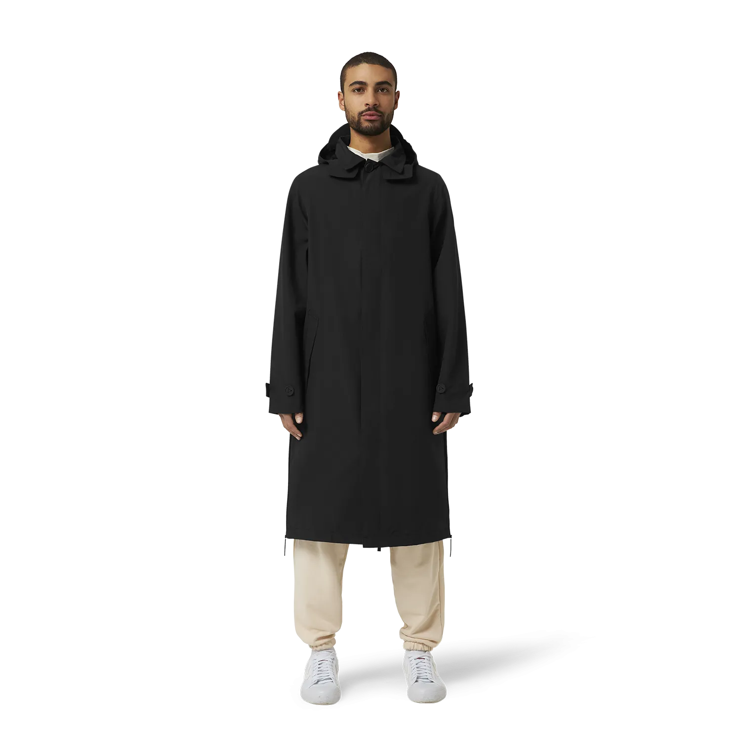 LAST ONE in L - Maium Mac Rain Coat or Poncho - Black