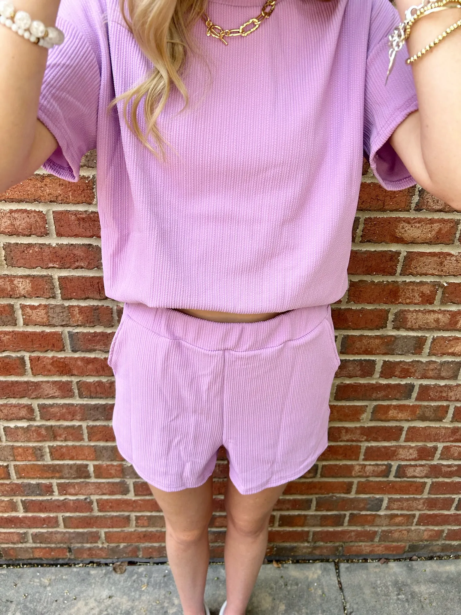 Lavender Set Shorts