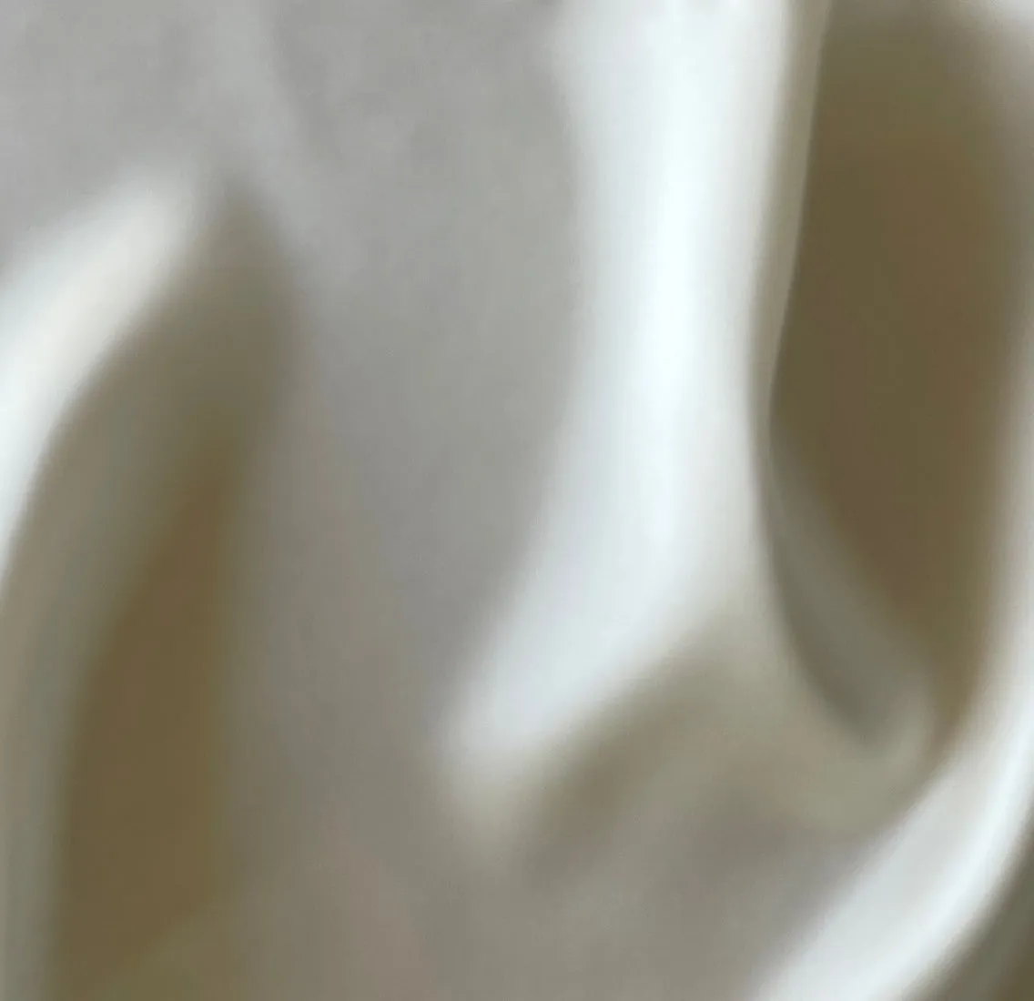 Pale Buttercream Silk Satin Charmeuse (Made in Italy)