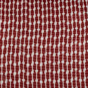 Pleated Polyester - ALISSE - 004 - Red