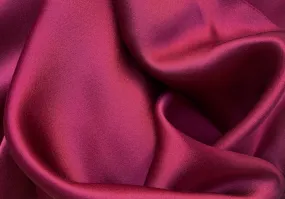 Raspberry Parfait Silk Satin Charmeuse (Made in Italy)