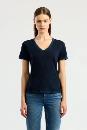 Standard V-Neck Tee in Vintage Navy