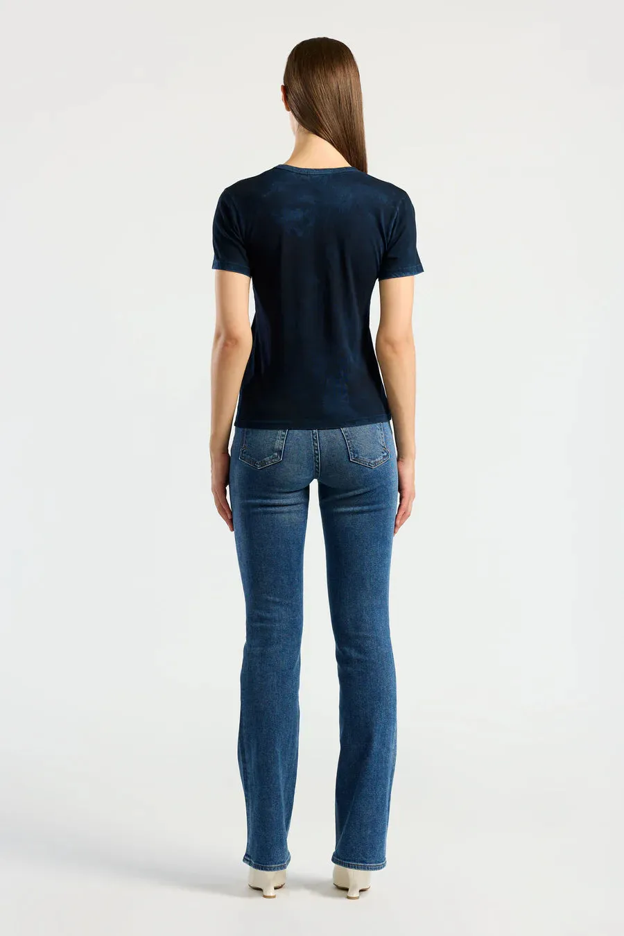 Standard V-Neck Tee in Vintage Navy