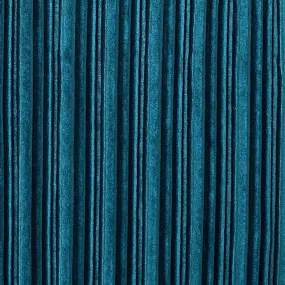 Teal Green Pleated Stretch Velvet Fabric