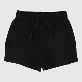 Unisex Black Comfy Shorts