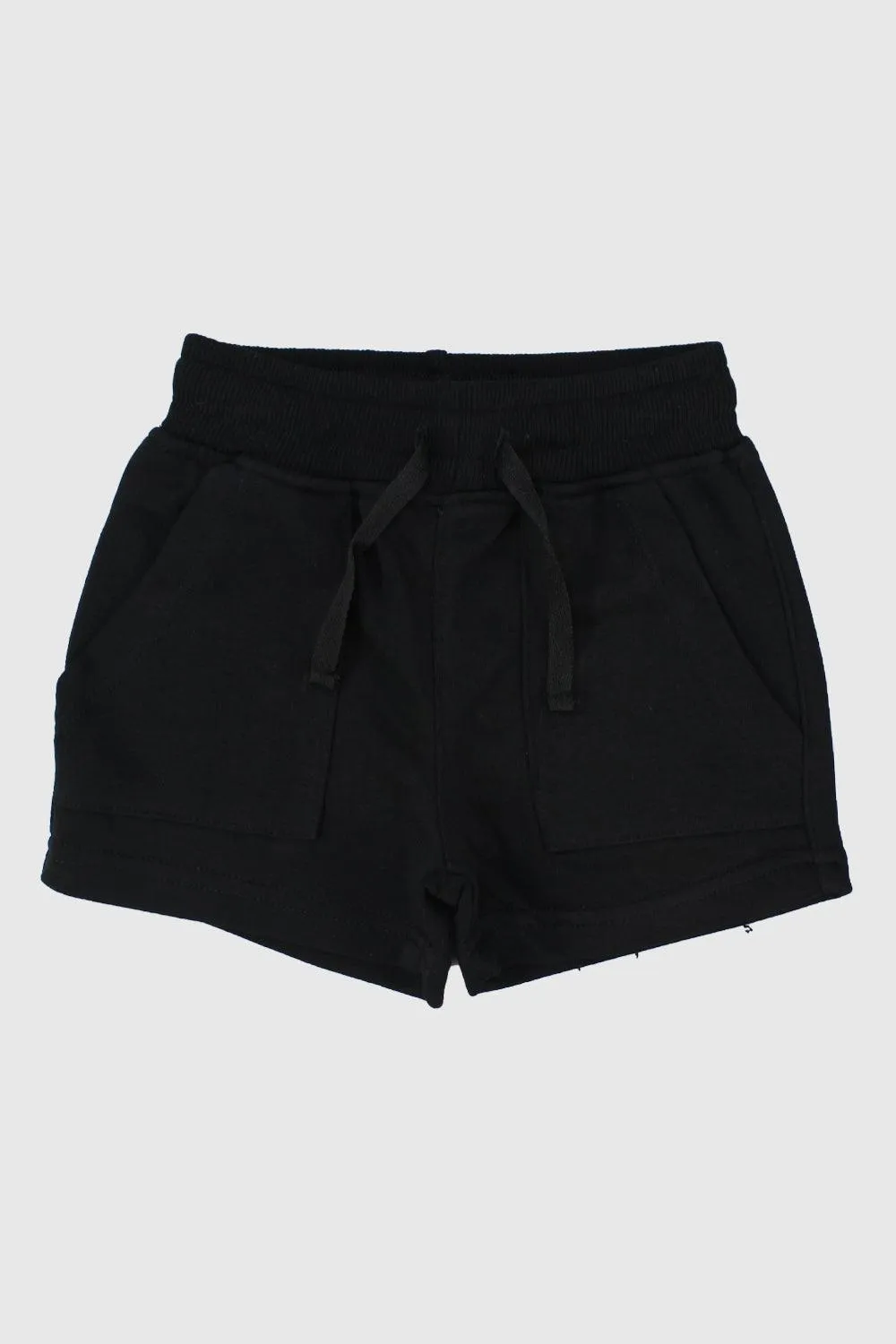 Unisex Black Comfy Shorts