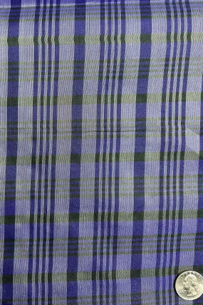 Violet/White Organza Checks