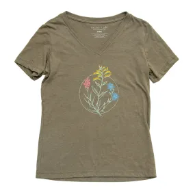 Wildflowers V-Neck Tee